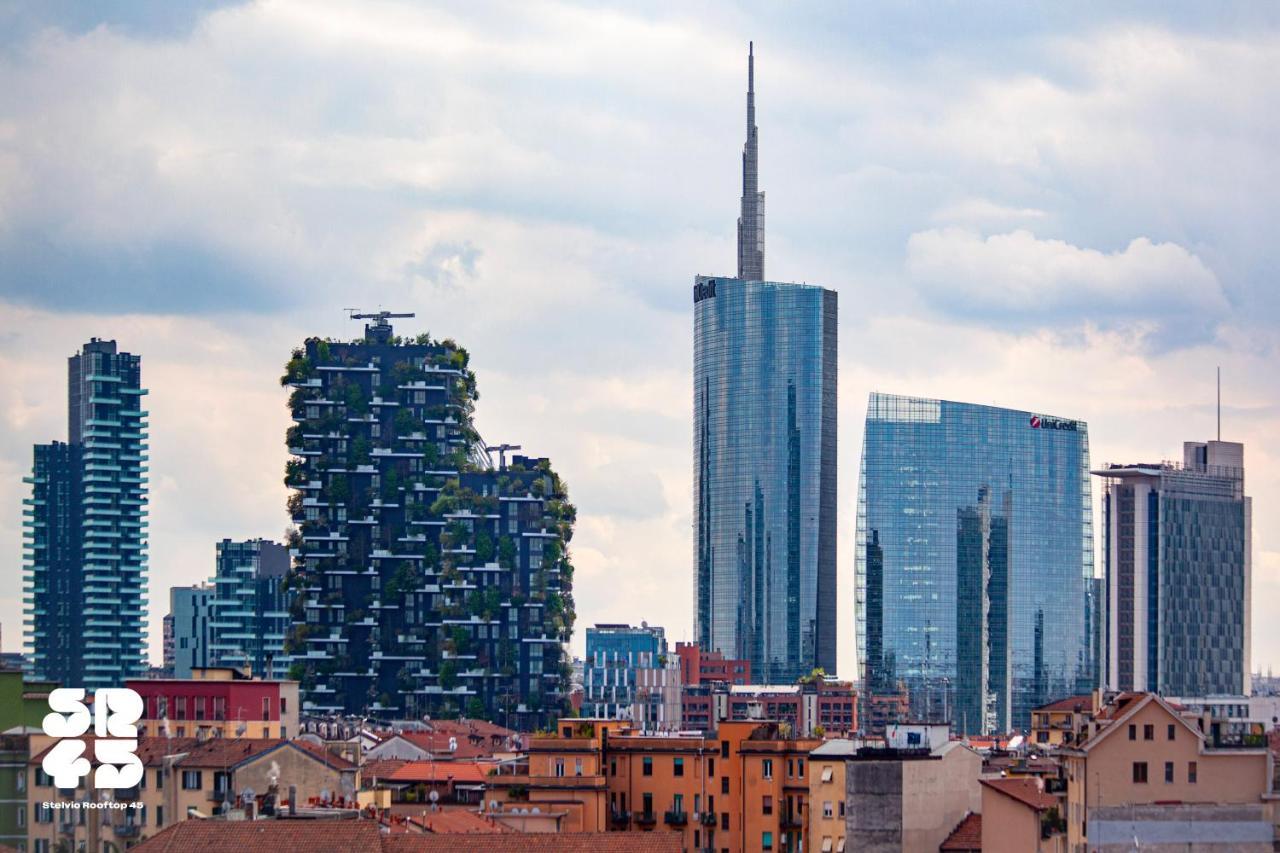 Stelvio Rooftop - Penthouse Skyline With Terrace And Jacuzzi Milan Extérieur photo